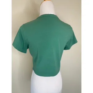 Cotton On Green Crop Top T Shirt Sz Large thumbnail 2