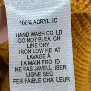 Lulus Camel Mustard Yellow Ribbed Knit Short Cardigan Sweater Women Size XL v6x thumbnail 5