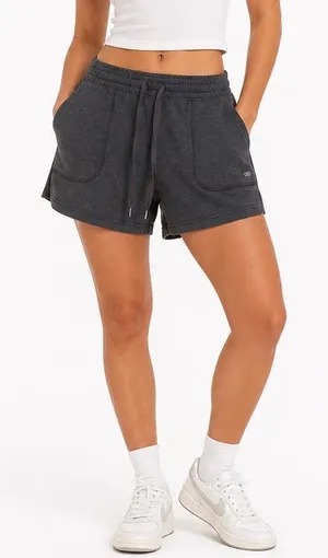 LEG3ND Charcoal Gray Heathered Athletic Lounge Shorts Size M thumbnail 1