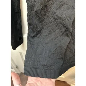 Lululemon Rest Less Pullover Black Textured Long Sleeve Crewneck Top Size XXXS thumbnail 5