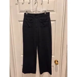 Halara Women's Day‎ Stretch High Waisted Pants Sz L Petite Black Pockets Stretch thumbnail 2