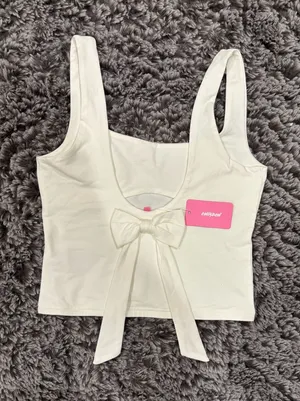 Edikted Ronda Bow Back Tank Top thumbnail 1