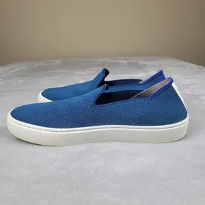 Rothy's Women's Sneakers 8 The Original Slip On Teal Blue Casual Comfort Shoes thumbnail 6
