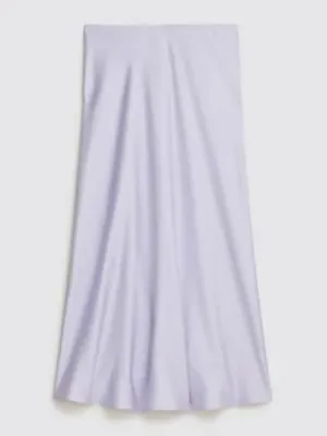 NwoT J. Crew Lavender Whimsigoth Gwyneth Satin Slip Skirt size S thumbnail 4