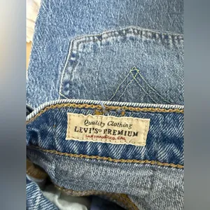 Levi’s big E reproduction button fly 501 straight blue jeans 30 thumbnail 8