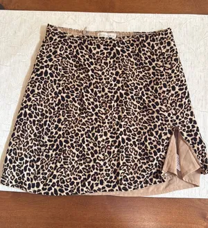 Cheetah print skirt Brown thumbnail 1