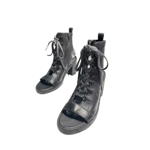 Free People City Of Lights EU 39 US 9 Booties Lace Up Ankle Boots NEW Dark Blue thumbnail 8