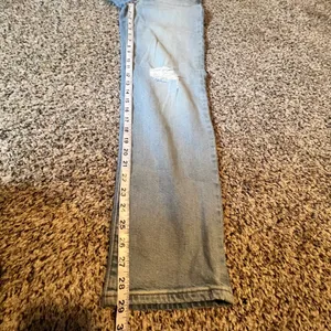 Madewell The Perfect Vintage Straight Jean‎ Light Wash Distressed Size 24 thumbnail 6