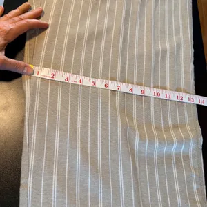 Gap‎ XL Oversized White Striped Linen Rayon Blend Wide Leg Pull On Pants thumbnail 9