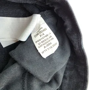 Abercrombie &‎ Fitch 90s Relaxed High Rise Jeans Black Slit Hem 27 / 4 thumbnail 6