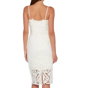 EUC BARDOT Lina Lace Shift Dress White Size 6 thumbnail 4