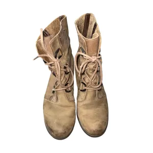Sorel Joan of Arctic Wedge Boots Women 79 Tan Leather Good Lace Up NL1988-245 thumbnail 2