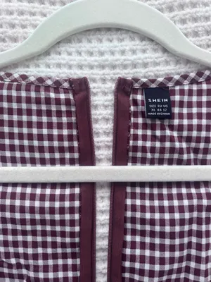 Gingham dress Purple Size 14 thumbnail 2