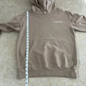 Talentless Pullover Hoodie Sweatshirt Womens XS Beige 100%‎ Cotton Casual Comfy thumbnail 2