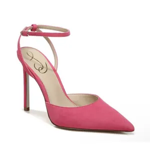 Sam Edelman Avril Dahlia Pink Suede Pumps Size 7 Pointed Toe thumbnail 2