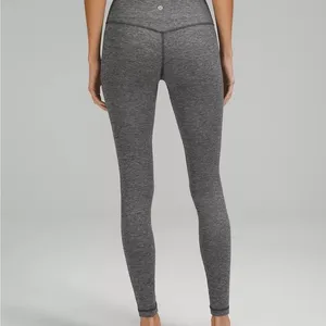 Lululemon Athletica Gray High-Waisted Leggings thumbnail 3