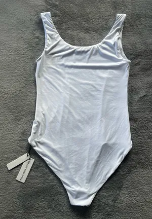 ALGALAROUND White Bodysuit Size Small thumbnail 1