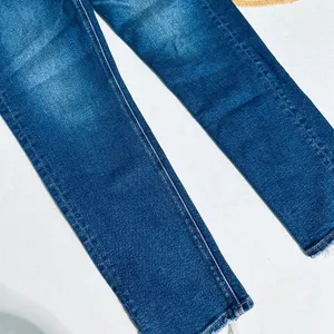 American Eagle Outfitters Dark/Midwash Distressed Hem Mom Jeans thumbnail 7