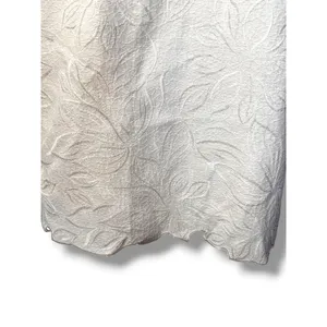 Antonio Melani White Embroidered Sheath Dress 14 Floral‎ Textured Midi Wedding thumbnail 3