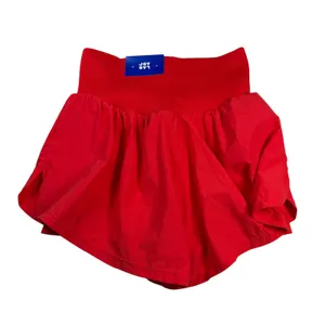 Joy Lab Shorts Women's XXS High Rise Red Elastic Waist NWT thumbnail 2