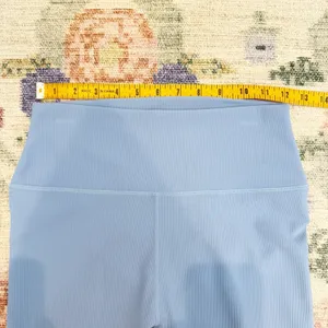 Wilo The Label Womens Ribbed Blue Leggings Size Medium Pilates Yoga Athleisure thumbnail 5