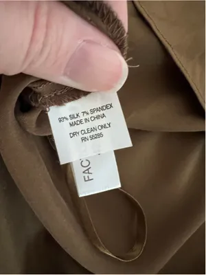 Silk Express Brown Halter Tank Top M thumbnail 6