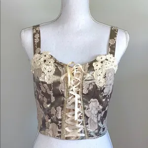 Y2K Victoria’s Secret Embroidered Bustier Corset thumbnail 4