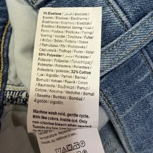Spanx Womens Large Quiet Luxury Blue Boho Retro Wide Leg Denim Jeans Casual Chic thumbnail 6
