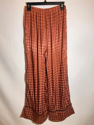 Free People Floral Print Wide Leg Boho Pants Palazzo Trousers Size Small thumbnail 2