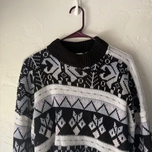 Vintage 80s Point South Fair Isle Acrylic Sweater Pullover Small Snow Ski‎ thumbnail 2