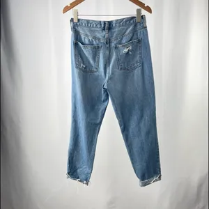Free People We The Free Blossom Distressed Rigid Skinny Jeans in Blue Size‎ 28 thumbnail 8