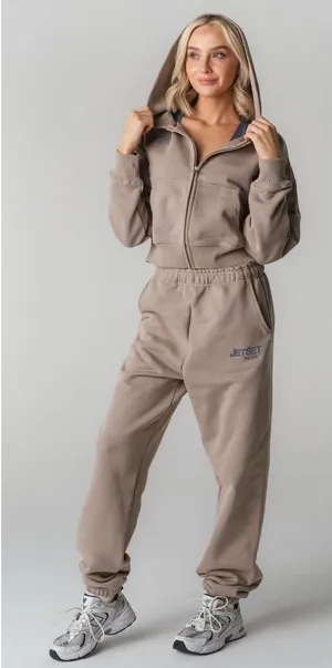 ACTA Wear‎ 100% Cotton Everyday Oversized Joggers In Color Moon Size S NWOT thumbnail 1