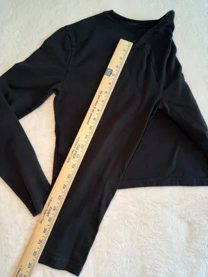 The North Face Girls Black Long Sleeves Crop Tee XL Sporty thumbnail 7