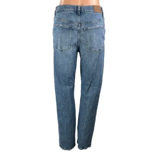 Madewell 90s Straight Women's Blue High Waisted Medium Wash Denim Jeans Size 27 thumbnail 3