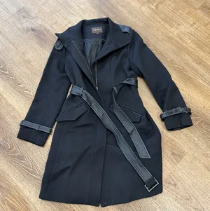 Cole Haan Black Women's Trench Coat thumbnail 1