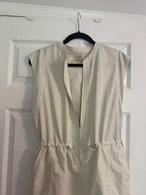 CALIA Soft Utility Romper Unbleached Medium thumbnail 3