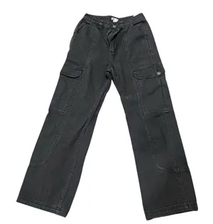Billabong Women's Cargo Pants Size 27 Black Relaxed Fit Casual thumbnail 3