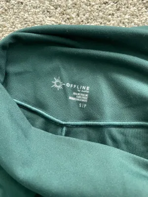 Dark Green Aerie Flare Leggings thumbnail 3