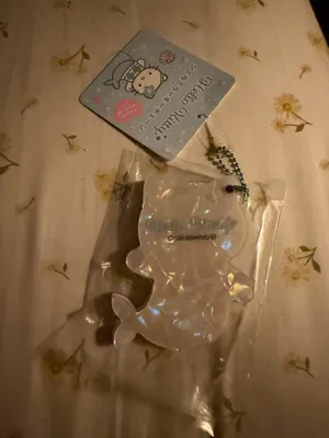 Hello Kitty Mermaid Shell Slide Mirror Charm blue Stone Unopened Sanrio thumbnail 5