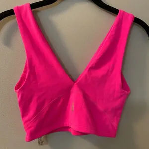 NWOT FP MOVEMENT Never Better Crop Tank XS Hot Pink thumbnail 5