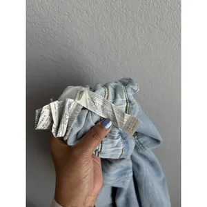 ZARA Women's Size 10 Ultra‎ High Waisted Paper Bag 90's Y2K Barrel Denim Jeans thumbnail 10