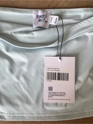 Princess Polly Tomlin Tube Top Baby Blue - size small/4 thumbnail 4