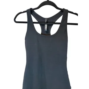 Skims Outdoor Mid Thigh Bodysuit Black Racerback Romper One Piece Size Medium thumbnail 4