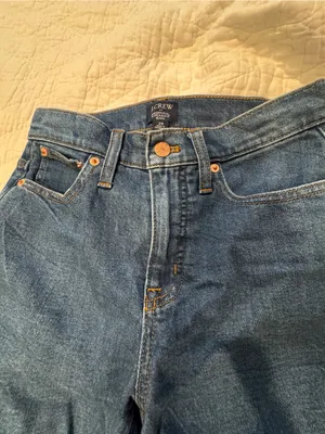 Dark Blue Women's Denim Jeans JCrew straight size 25 thumbnail 3