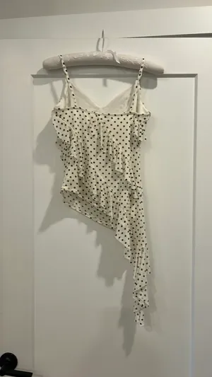 Polka dot tank top White Size M thumbnail 2