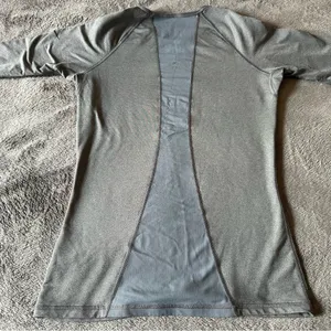 Women’s Nike Golf Long Sleeve Active Shirt‎ Size M Gray/Coral thumbnail 2