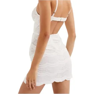 For Love and Lemons Mimi Mini White Lace Dress Size Medium NWT thumbnail 10