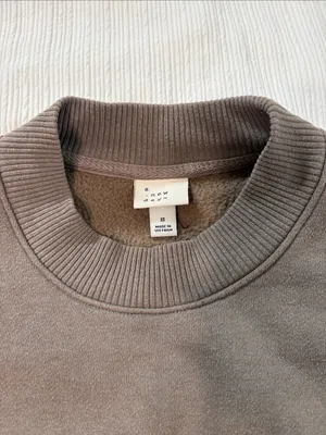 a new day Women's Crewneck Sweatshirt - Brown thumbnail 2