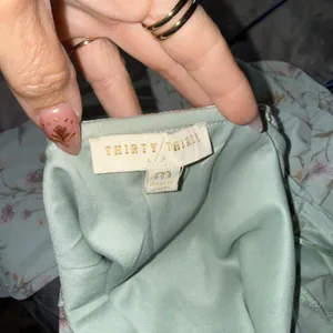 Thirty Thirty L.A. Floral Mesh Midi Slip Dress M Sage Green Coquette Soft Grunge thumbnail 3