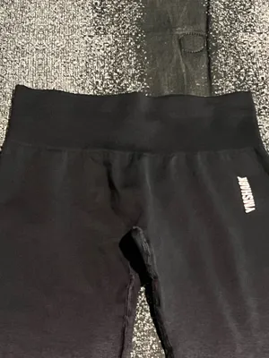 Womens S Gymshark Adapt Ombre Seamless Leggings Black/Grey Gradient High Waisted thumbnail 3